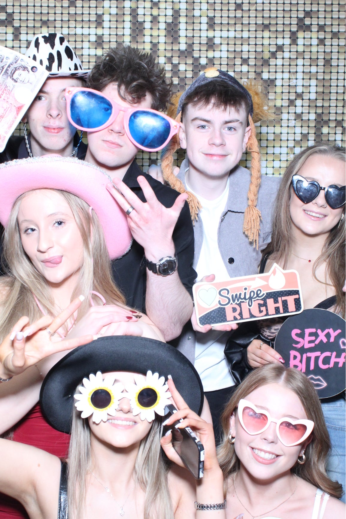 Guests enjoying a Lumina selfie experience