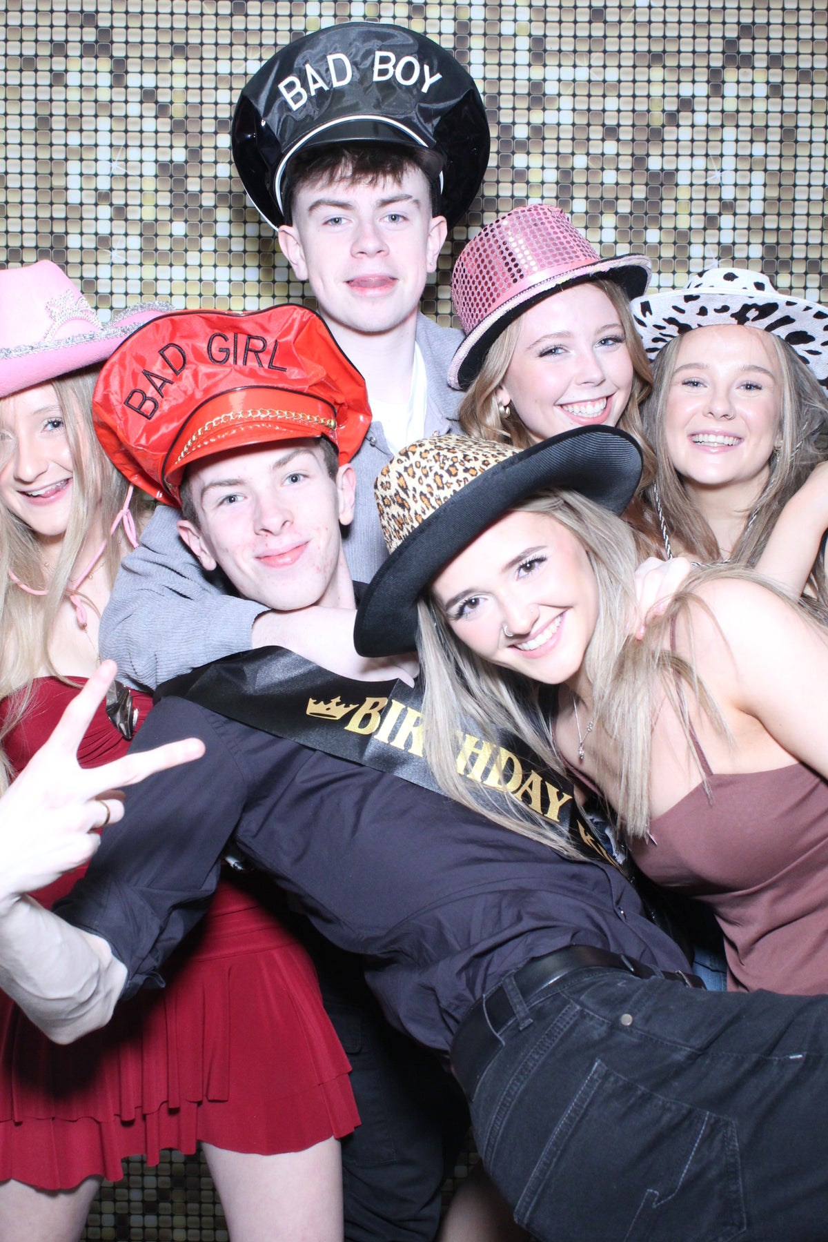 Guests enjoying a Lumina selfie experience